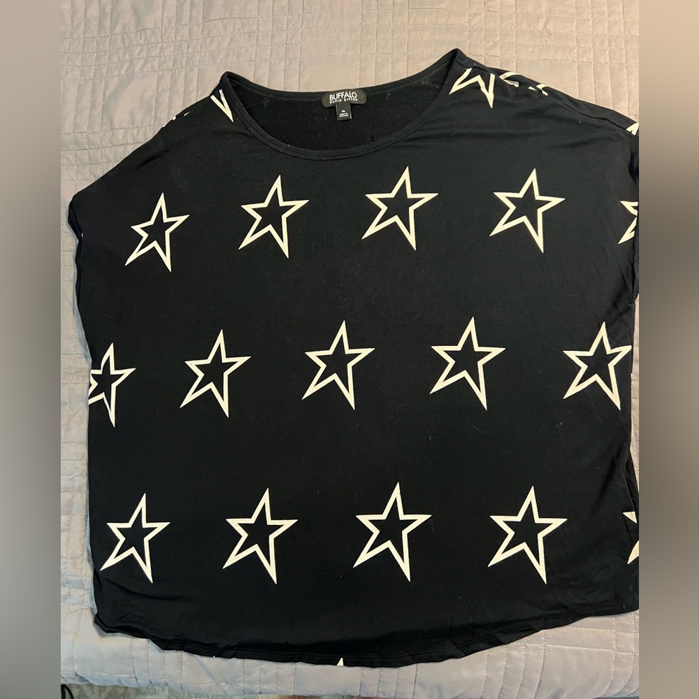Buffalo David Bitton Black Knit Top